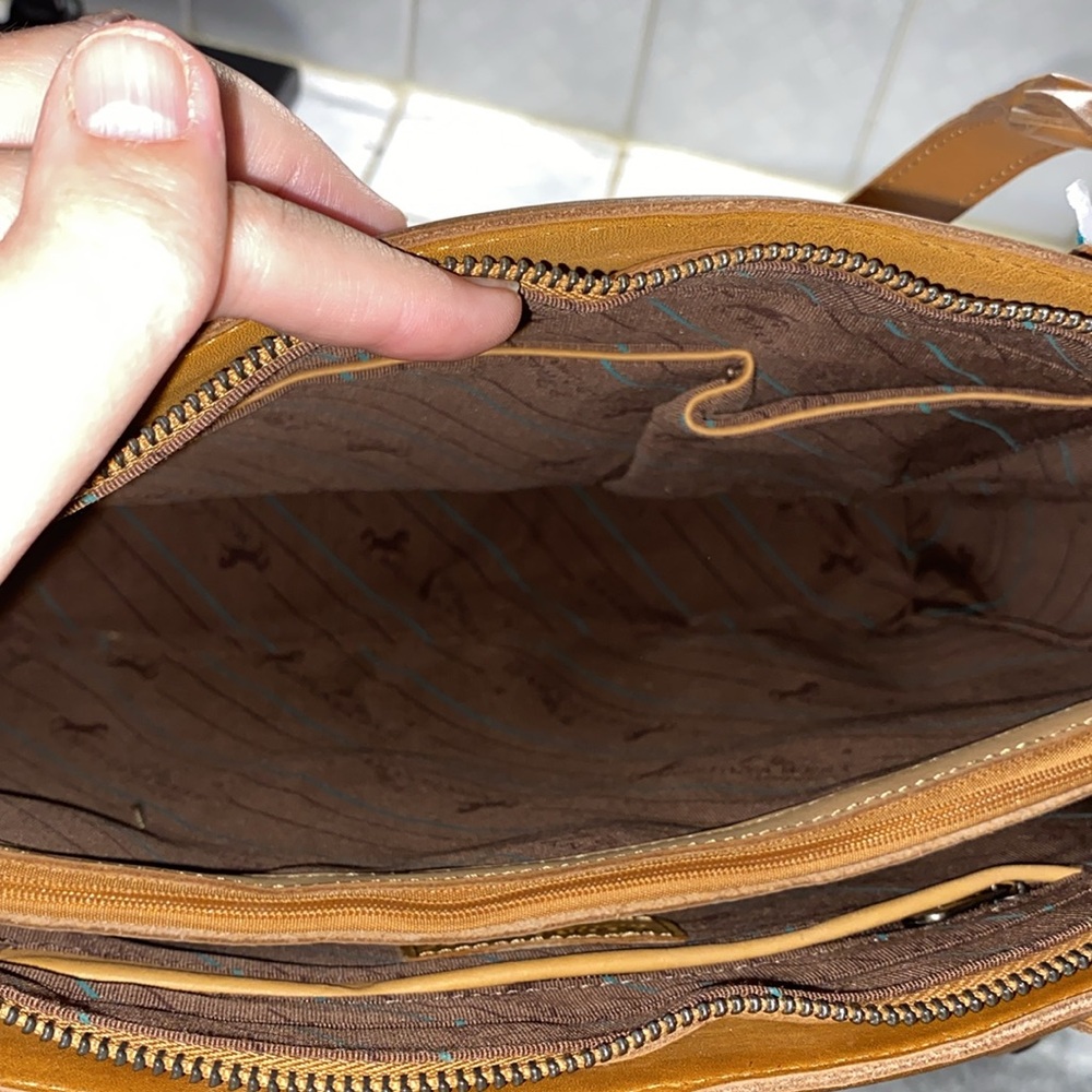 Montana West NWT Genuine Leather Tote Bag - Studded Design - Picture 3 of 11